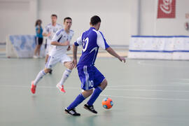 Partido Israel contra Eslovaquia. 14º Campeonato del Mundo Universitario de Fútbol Sala 2014 (FUTSAL). Antequera. Julio de 2014
