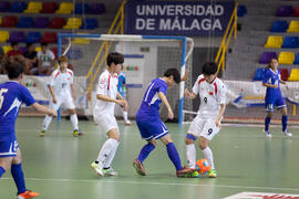 Partido China contra China Taipéi. 14º Campeonato del Mundo Universitario de Fútbol Sala 2014 (FUTSAL). Antequera. Julio de 2014