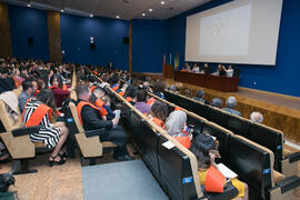Graduación de Másters de la Facultad de Ciencias Económicas y Empresariales de la Universidad de Málaga. Paraninfo. Abril de 2018