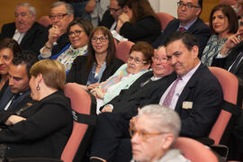 Asistentes a la investidura como Doctor "Honoris Causa" de Manuel Molina Lozano por la Facultad de Turismo de la Universidad de Málaga. Rectorado. Abril 2016