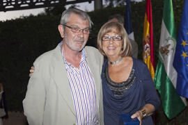 Cena de gala con motivo al homenaje para los jubilados y personal que cumple 25 años de servicio en la Universidad de Málaga. Jardín Botánico. Junio de 2010