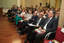 Asistentes a la clausura del 50 Aniversario de la Facultad de Económicas. Facultad de Ciencias Económicas y Empresariales. Marzo de 2016