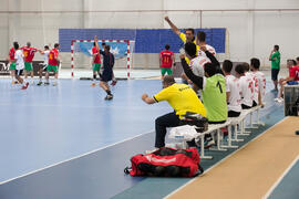 Partido Portugal - Egipto. Categoría masculina. Campeonato del Mundo Universitario de Balonmano. Antequera. Junio de 2016
