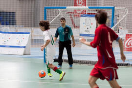 Partido Portugal contra República Checa. 14º Campeonato del Mundo Universitario de Fútbol Sala 2014 (FUTSAL). Antequera. Julio de 2014