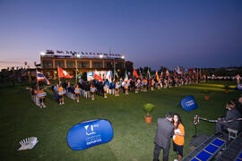 Equipos participantes. Inauguración del Campeonato Mundial Universitario de Golf. Antequera Golf. Junio de 2010