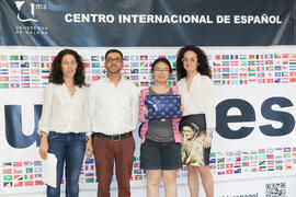 Graduación de los alumnos del CIE de la Universidad de Málaga. Centro Internacional de Español. Mayo de 2015