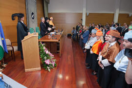 Investidura como Doctor "Honoris Causa" de Manuel Molina Lozano por la Facultad de Turismo de la Universidad de Málaga. Rectorado. Abril 2016