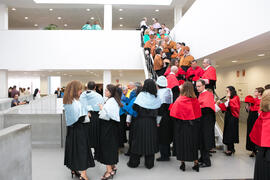 Momentos previos a la Apertura del Curso Académico 2018/2019 de la Universidad de Málaga. Complejo de Estudios Sociales y de Comercio. Septiembre de 2018