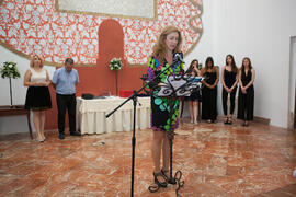 María Chantal Pérez Hernández. Cena de gala con motivo del Campeonato del Mundo Universitario de Balonmano. Antequera. Junio de 2016