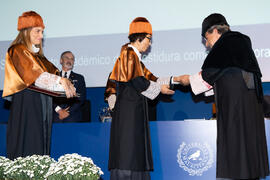 Investidura de Kazuyo Sejima como Doctora "Honoris Causa" por la Escuela de Arquitectura de la Universidad de Málaga. Paraninfo. Octubre de 2019