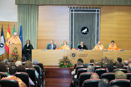 Investidura como Doctor "Honoris Causa" de José Emilio Navas por la Facultad de Ciencias Económicas y Empresariales de la Universidad de Málaga. Edificio del Rectorado. Abril de 2017