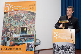Congreso de deporte del 5º Congreso Internacional de actividad físico-deportiva para mayores de la Universidad de Málaga en la E.T.S.I. Marzo de 2013