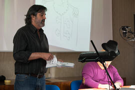 Espectáculo "Espejismos en su tinta. Magia dibujada". Facultad de Ciencias Económicas y Empresariales. Marzo de 2016