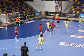Partido Japón - República Checa. Categoría femenina. Campeonato del Mundo Universitario de Balonmano. Antequera. Julio de 2016