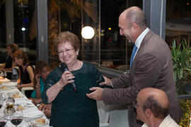 Cena Homenaje a profesores y PAS jubilados de la Facultad de Económicas. Restaurante El Palmeral. Septiembre de 2015