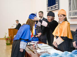 Investidura de nuevos doctores por la Universidad de Málaga 2010. Paraninfo. Enero de 2010