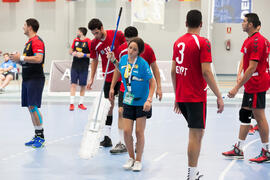 Partido Egipto - Rumanía. Categoría masculina. Campeonato del Mundo Universitario de Balonmano. Antequera. Junio de 2016