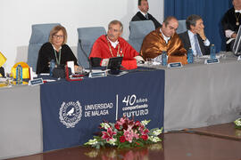 Acto Conmemorativo de los 40 años de la Universidad de Málaga. Escuela Técnica Superior de Ingeniería Informática. Diciembre de 2012