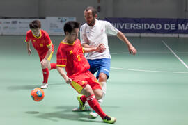 Partido Georgia contra China. 14º Campeonato del Mundo Universitario de Fútbol Sala 2014 (FUTSAL). Antequera. Julio de 2014