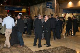 Momentos posteriores al acto del 25 Aniversario del Parque Tecnológico de Andalucía. Palacio de Ferias y Congresos de Málaga. Noviembre de 2017