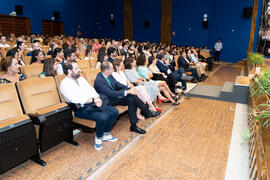 Asistentes. Graduación de Másters de la Facultad de Ciencias Económicas y Empresariales de la Universidad de Málaga. Paraninfo. Junio de 2019