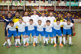 Jugadores de Georgia. Partido Portugal contra Georgia. 14º Campeonato del Mundo Universitario de Fútbol Sala 2014 (FUTSAL). Antequera. Julio de 2014