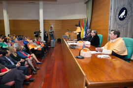 Investidura como Doctor "Honoris Causa" de Manuel Molina Lozano por la Facultad de Turismo de la Universidad de Málaga. Rectorado. Abril 2016