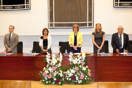 Homenaje al personal que cumple 25 años al servicio de la Universidad de Málaga y personal jubilado. Paraninfo. Julio de 2014