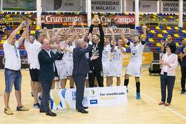 Entrega de medallas. Ceremonia de clausura del Campeonato Europeo Universitario de Balonmano. Antequera. Julio de 2017