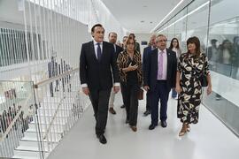 Visita a la nueva facultad de Psicología y Logopedia de la Universidad de Málaga tras su inauguración. Campus de Teatinos. Octubre de 2022