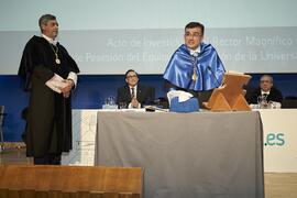 Toma de posesión de Bartolomé Andreo Navarro como nuevo Vicerrector de Ordenación Académica y Profesorado de la Universidad de Málaga. Paraninfo. Marzo de 2024