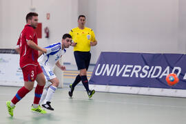 Partido Eslovaquia contra República Checa. 14º Campeonato del Mundo Universitario de Fútbol Sala 2014 (FUTSAL). Antequera. Julio de 2014