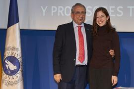 Toma de posesión de Vanesa Francisca Guzmán Parra como profesora titular del Área de Organización de Empresas de la Universidad de Málaga. Paraninfo. Diciembre de 2022