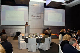 Cena de gala con motivo al homenaje para los jubilados y personal que cumple 25 años de servicio en la Universidad de Málaga. Hotel Barceló. Febrero de 2009