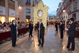 Procesión Magna Mariana con motivo del "Mater Dei". Centro histórico de Málaga. Septiembre de 2013