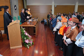 Investidura como Doctor "Honoris Causa" de Manuel Molina Lozano por la Facultad de Turismo de la Universidad de Málaga. Rectorado. Abril 2016