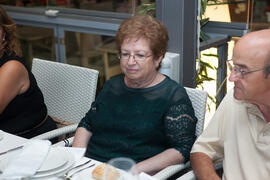 Cena Homenaje a profesores y PAS jubilados de la Facultad de Económicas. Restaurante El Palmeral. Septiembre de 2015
