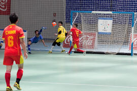 Partido China contra Tailandia. 14º Campeonato del Mundo Universitario de Fútbol Sala 2014 (FUTSAL). Antequera. Julio de 2014