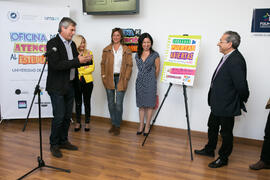 Inauguración de la Oficina de Atención al Estudiante de la Universidad de Málaga. Aulario Rosa de Gálvez. Abril de 2018
