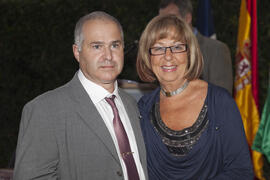 Cena de gala con motivo al homenaje para los jubilados y personal que cumple 25 años de servicio en la Universidad de Málaga. Jardín Botánico. Junio de 2010