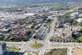 Vista aérea general. Campus de Teatinos. Diciembre de 2016