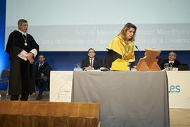 Toma de posesión de María Zaida Díaz Cabiale como nueva Vicerrectora de Internacionalización de la Universidad de Málaga. Paraninfo. Marzo de 2024