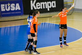Partido Universidad Akdeniz - Radboud University Nijmegen. Categoría femenina. Campeonato Europeo Universitario de Balonmano. Antequera. Julio de 2017