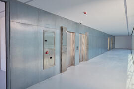 Interiores de la nueva Facultad de Psicología. Campus de Teatinos. Mayo de 2021