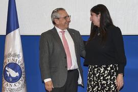 Toma de posesión de Cristina García Sancho como profesora titular del Área de Química Inorgánica de la Universidad de Málaga. Toma de posesión de nuevos catedráticos y profesores titulares de la Universidad de Málaga. Paraninfo. Noviembre de 2023