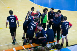Partido Universidad de Montpellier - Universidad de Frankfurt. Categoría masculina. Campeonato Europeo Universitario de Balonmano. Antequera. Julio de 2017