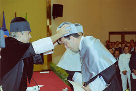 Apertura del Curso Académico 1999/2000 de la Universidad de Málaga. Paraninfo. Octubre de 1999