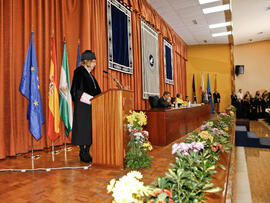 Investidura de nuevos doctores por la Universidad de Málaga. Paraninfo. Abril de 2008