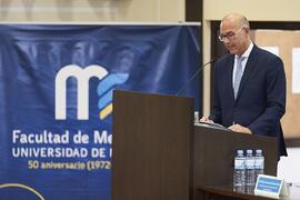 Discurso de José Pablo Lara. Celebración del 50 Aniversario de la Facultad de Medicina de la Universidad de Málaga. Facultad de Medicina. Octubre de 2022