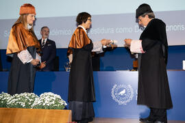 Investidura de Kazuyo Sejima como Doctora "Honoris Causa" por la Escuela de Arquitectura de la Universidad de Málaga. Paraninfo. Octubre de 2019